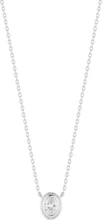 Glaze Jewelry Silver Cz Necklace
