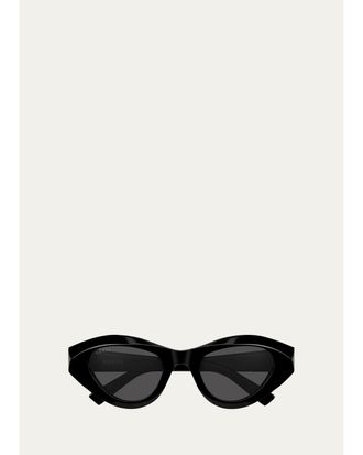 Gucci Double G 50MM Oval Sunglasses