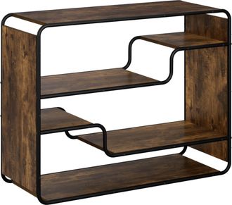 vidaXL Aparador Roble Ahumado 98 X 37,5 X 75,5 Cm Madera De Ingenier&iacute;a Vidaxl