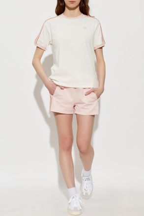adidas T-shirt With Logo, Womens, Cream