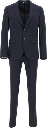 Manuel Ritz Tijdloos Blauw Herenpak - Heren - Business pakken - Blauw - 3XL - Kostuums