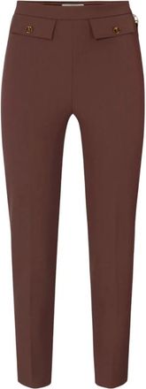 Elisabetta Franchi Mujer, Pantalones, Marrón, Talla: XL
