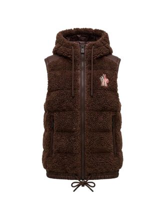 Moncler Brown Textured Hood Jacket