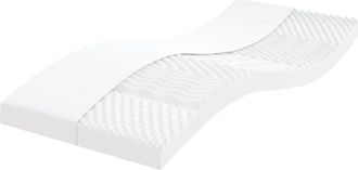 vidaXL Colch&oacute;n De Espuma De 7 Zonas Dureza 20 Ild Blanco 100x200 Cm Vidaxl