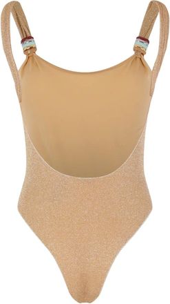 Os&eacute;ree Costume da bagno con decorazione - Oro