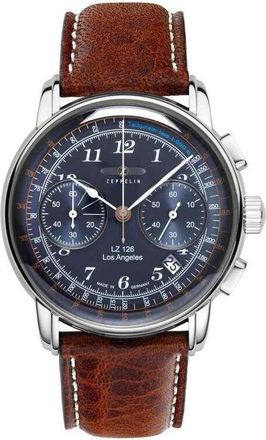 Zeppelin Lz 126 Los Angeles Blue Dial Mens Watch 76143