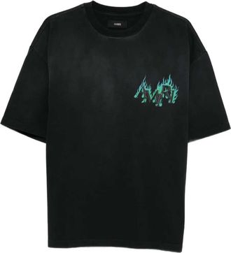 Amiri Rundhals-T-Shirt mit kurzen &Auml;rmeln