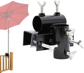 No Brand Soporte Para Sombrilla, Soporte Universal Para Sombrilla, Montaje Flexible, Para M&aacute;stil De 38 Mm De Di&aacute;metro, Terraza, Balc&oacute;n, Tribunas