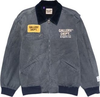 Gallery Dept. corduroy-collar denim jacket - Blauw