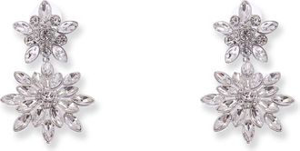 Self Portrait Silver Brass Earrings-Donna