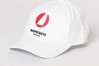 Murphy & Nye Cappello da baseball in tessuto tecnico con logo ricamato e visiera