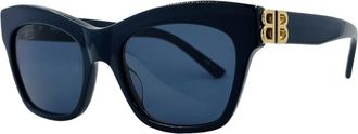 Balenciaga Dynasty Vierkante Zonnebril - Dames - Zonnebrillen - Blauw - ONE Size - Accessoires
