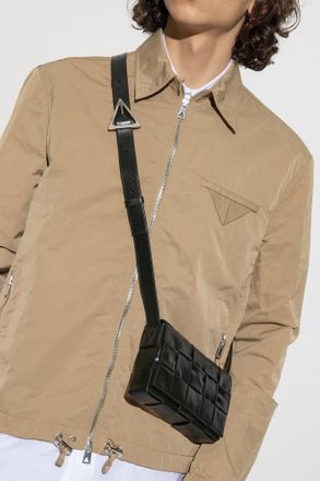 Bottega Veneta Cassette Small Shoulder Bag, Mens, Green