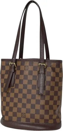 Louis Vuitton Brown Damier Canvas Tote Bag (Pre-Owned)