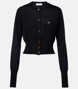 Vivienne Westwood Cardigan cropped Bea in lana e seta