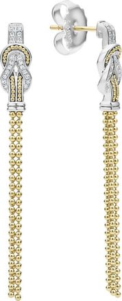 Lagos Newport Tassel Drop Earrings in Diamond at Nordstrom