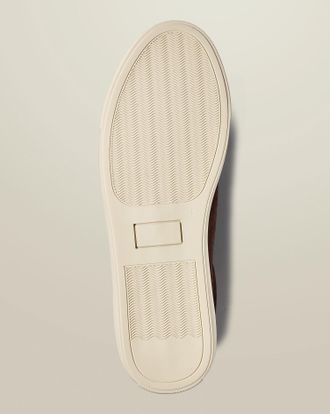 CHARLES TYRWHITT Suede Cupsole Trainers - Chocolate Brown Size 10 by Charles Tyrwhitt