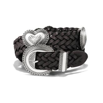Brighton Heart Concho Belt In Black