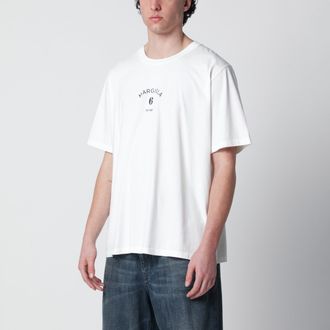 Maison Margiela White T-shirt with logo print