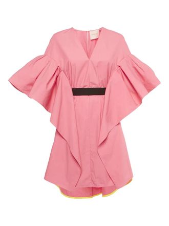 Roksanda Ilincic ruffled mini dress - Pink