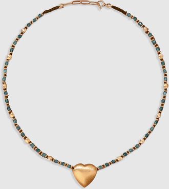 Tityaravy Collier Long Bigdil Santa Maria Aigue Marine