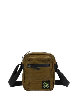 Stone Island Compass-badge crossbody bag - men - Polyamide - One Size - Green