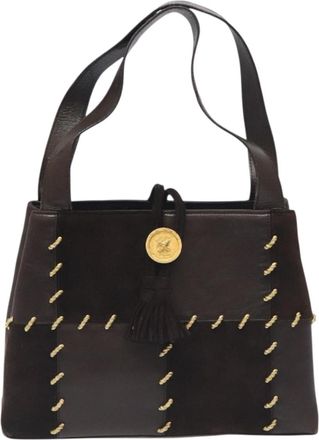 Ferragamo Brown Leather Handbag (Pre-Owned)