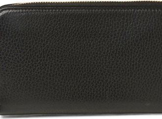 Gucci Black Leather Long Wallet (Bi-Fold) (Pre-Owned)