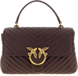 Pinko Pinko, Dames, Tassen, Bruin, Maat: ONE Size Katoen