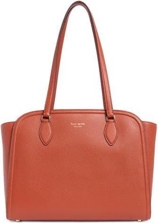 Kate Spade New York taylor pebbled leather tote in Autumn Oak at Nordstrom Rack