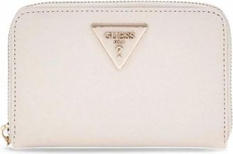 Guess Mini Laurel Saffiano Wallet - Dames - Portefeuilles - Wit - ONE Size - Leer - Accessoires
