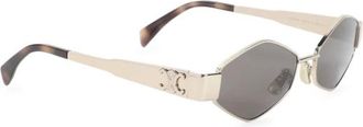 Celine Celine, Accessoires, Dames, Geel, ONE Size, Triomphe Metal 02 Zonnebril