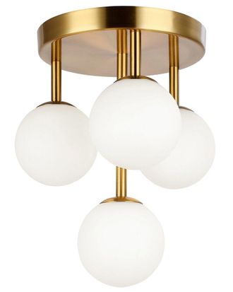 Dainolite Megallan 4-Light Flush Mount