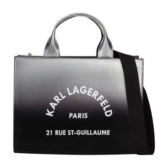 Karl Lagerfeld Rue St-Guillaume Medium Square Tote - female - Karl Lagerfeld - Shopping Bags - Black - ONE SIZE - Bags