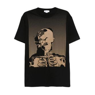 Alexander McQueen T Shirt Nero-Uomo