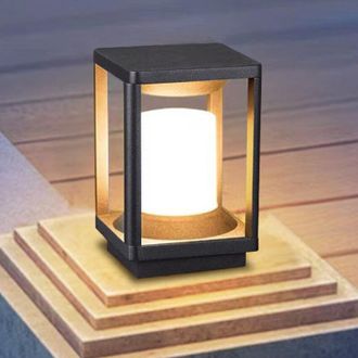 OEM L&aacute;mpara De Pie Para Exteriores, Iluminaci&oacute;n De Jard&iacute;n Impermeable Ip65, Casquillo E27, Apta Para Jard&iacute;n, Entrada De Veh&iacute;culos, C&eacute;sped (negro/f) [clase