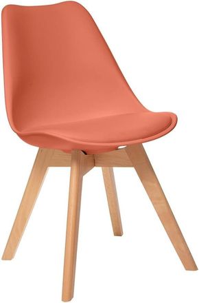 Atmosphera Silla baya Terracota - Patas De Haya - Atmosphera Cr&eacute;ateur DInt&eacute;rieur