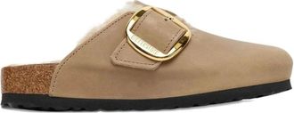 Birkenstock Boston Big Buckle Shearling - - Shoes - Donna - Beige - 36 EU