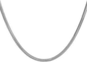 Vince Camuto Herringbone Chain Necklace in Silver Tone at Nordstrom Rack