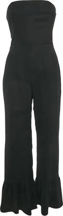 Amanda Uprichard Tuta intera senza spalline - Nero