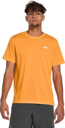 Under Armour Mens Streaker T-Shirt Tee Top Sports Training Nova Orange M