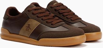 Original Penguin Mens Penguin Giovanni Mens Chocolate Trainers - Brown - Size: 10