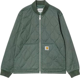 Carhartt Work in Progress Jassen, Heren, Groen, M, Katoen, Kylan Liner Jacket