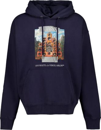Off-white Train Off Skate hoodie - Blue