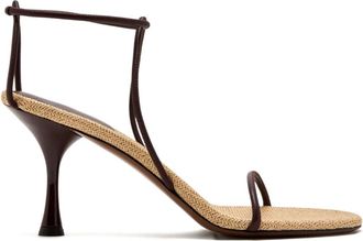 Neous 80 mm Nenque sandalen met bandjes - Beige