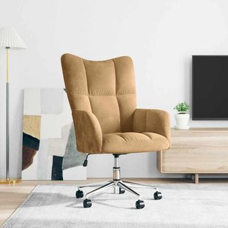 vidaXL Sill&oacute;n De Relax De Terciopelo Marr&oacute;n Vidaxl