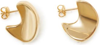 Bottega Veneta SCULPTURAL AND CURVED EARRINGS WITH GOLD FINISH - Bottega Veneta - Woman