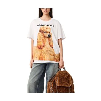 Stella McCartney Stella McCartney, T-Shirts, female, Multicolor, Size: S Graphic Print Crew Neck T-Shirt