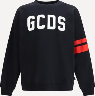 GCDS Felpa girocollo con Band Logo Man M