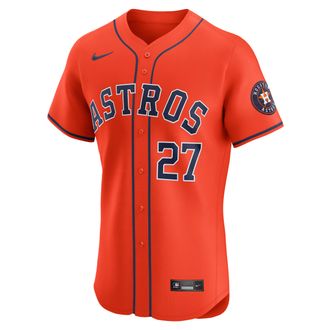 Nike Jose Altuve Houston Astros Nike Mens Dri-FIT ADV MLB Elite Jersey in Orange | 9B10HUA1HU9-AXD